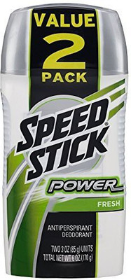Mennen Speed Stick Antiperspirant Power Fresh, Twin Pack, 6 Ounce Deodorant Roll-on - For Men & Women(177 ml)
Mennen Speed Stick Antiperspirant Power Fresh, Twin Pack, 6 Ounce Deodorant Roll-on - For Men & Women(177 ml)