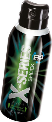 Avon X Series Body Spray Shock Deodorant Spray - For Men(150 ml)