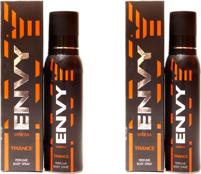 Envy 1000 2 TRANCE DEO Deodorant Spray - For Men & Women(230 g, Pack of 2)