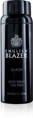 English Blazer Black Body Spray - For Men(150 ml)