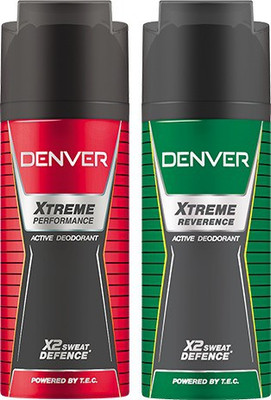 Denver Performance and Reverence Deo Combo (Pack of 2) Deodorant Spray - For Men(300 ml, Pack of 2)
Denver Performance and Reverence Deo Combo (Pack of 2) Deodorant Spray - For Men(300 ml, Pack of 2)