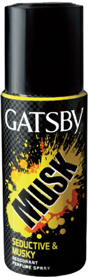 Gatsby Musk Deodorant Spray - For Men(150 ml)