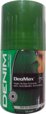 Denim Musk Deodorant Roll-on - For Men(50 ml)
