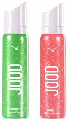 JOOD Harmony & Vibrant Women Body Perfume Combo - 120 ml Deodorant Spray - For Women(120 ml, Pack of 2)
JOOD Harmony & Vibrant Women Body Perfume Combo - 120 ml Deodorant Spray - For Women(120 ml, Pack of 2)