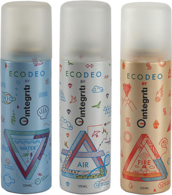 Integriti INTEGRITI ECO DEO WATER-AIR-FIRE COMBO_7 Body Spray - For Men(300 g, Pack of 3)
Integriti INTEGRITI ECO DEO WATER-AIR-FIRE COMBO_7 Body Spray - For Men(300 g, Pack of 3)