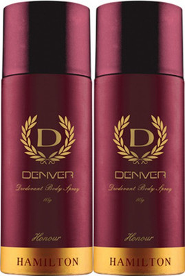 Denver Hamilton Honour Deodorant Spray Pack of 2 Body Mist - For Men(300 ml, Pack of 2)
Denver Hamilton Honour Deodorant Spray Pack of 2 Body Mist - For Men(300 ml, Pack of 2)