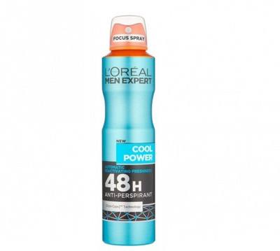 L'Oreal Paris Expert Cool Power Anti- Transpirant 48H Deodorant Spray - For Men(150 ml)
L'Oreal Paris Expert Cool Power Anti- Transpirant 48H Deodorant Spray - For Men(150 ml)