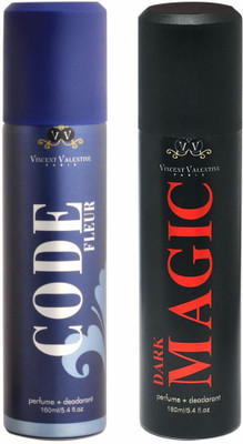 Anna Andre Paris Code Fleur & Dark Magic Body Spray - For Men & Women(160 ml, Pack of 2)
Anna Andre Paris Code Fleur & Dark Magic Body Spray - For Men & Women(160 ml, Pack of 2)