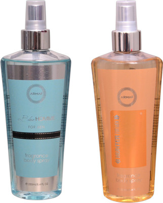 Armaf 1 BLUE HOMME::1 HUNTER HOMME Body Mist - For Men & Women(500 ml, Pack of 2)
Armaf 1 BLUE HOMME::1 HUNTER HOMME Body Mist - For Men & Women(500 ml, Pack of 2)
