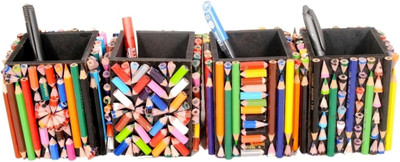 Aahum Sales 1 Compartments Handmade Wooden Pen Stand Set of 4 Pcs(Multicolor)
Aahum Sales 1 Compartments Handmade Wooden Pen Stand Set of 4 Pcs(Multicolor)
