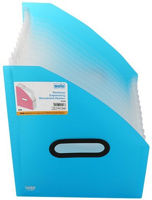 Solo 13 Compartments Polypropylene Plastic Desktop Expanding Document Holder(Frosted Blue)
Solo 13 Compartments Polypropylene Plastic Desktop Expanding Document Holder(Frosted Blue)