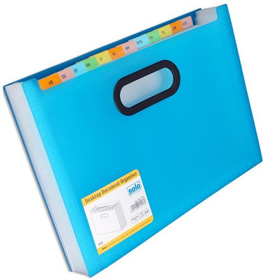 Solo 12 Compartments Polypropylene Plastic Desktop Expanding Document Organiser(Frosted Blue)
Solo 12 Compartments Polypropylene Plastic Desktop Expanding Document Organiser(Frosted Blue)