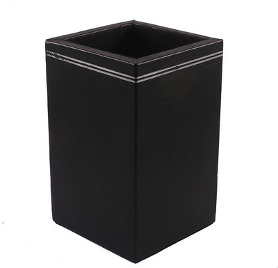 Kebica 1 Compartments Faux Leather Square Pen Holder(Black) 
Kebica 1 Compartments Faux Leather Square Pen Holder(Black)