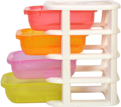 Techno Max 4 Compartments Plastic Multi Utility Desktop Mini Drawer Storage(Multicolor)
Techno Max 4 Compartments Plastic Multi Utility Desktop Mini Drawer Storage(Multicolor)