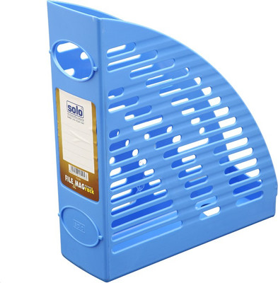Solo Corporate Series 1 Compartments Plastic Magazine Holder(Blue)