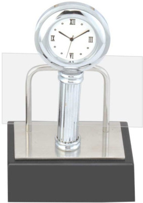 Excelencia Modern Office 1 Compartments Metal Table Clock With Visting Card Holder(Silver)
Excelencia Modern Office 1 Compartments Metal Table Clock With Visting Card Holder(Silver)