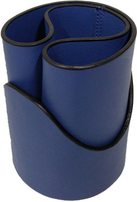 Essart 1 Compartments Leather Desk Accessories(Blue)