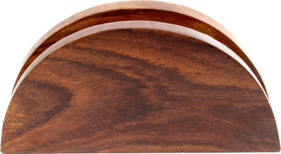 Ducati 1 Compartments WOODEN TISSUE STAND(Brown)