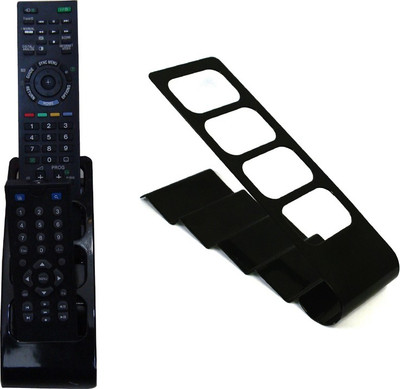 Raghav 4 Compartments Plastic Holder(Black)