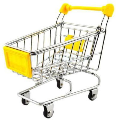 GeekGoodies 1 Compartments Stainless Steel, ABS Mini Shopping Cart Desk Organizer Pen Holder(Yellow)
GeekGoodies 1 Compartments Stainless Steel, ABS Mini Shopping Cart Desk Organizer Pen Holder(Yellow)