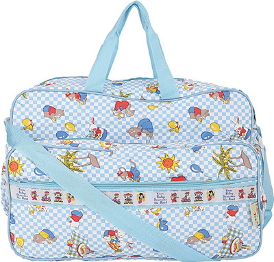 Tinny Tots Cartoon Shoulder Diaper Bag(Blue)