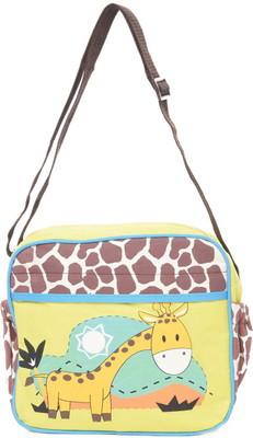 Baby Bucket Bebesitos Nursery Mummy Diaper Tote - Giraffe Print -Bag Purse(Yellow)