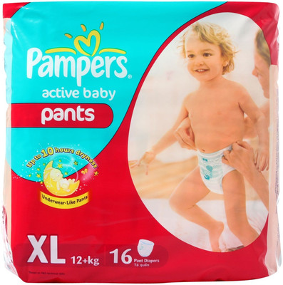 Pampers Pants Diaper Extra Large Size(16 Pieces)
