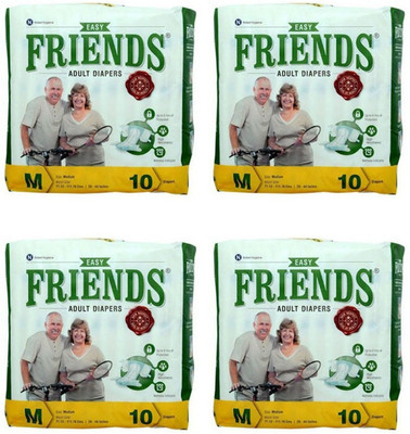 Friends Easy Adult Diapers - M(40 Pieces)