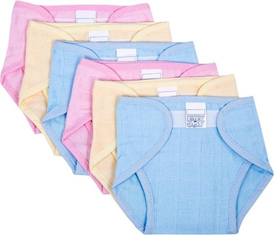 Baby Joy New Just Born Muslin Cotton Cloth Washable Reusable Padded Cushioned Diaper with Velcro (9-12 Months) - XL(6 Pieces)
Baby Joy New Just Born Muslin Cotton Cloth Washable Reusable Padded Cushioned Diaper with Velcro (9-12 Months) - XL(6 Pieces)