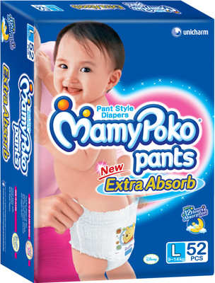 MamyPoko Pants Diaper - L(52 Pieces)