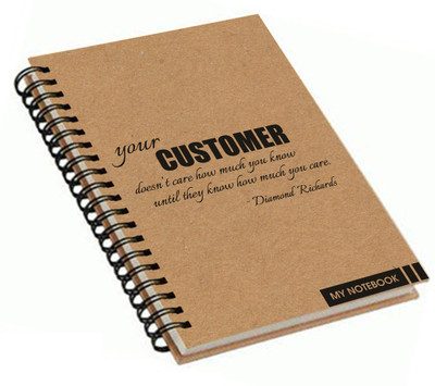Printelligent A4 Notebook(Printelligent, Khaki)