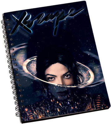 Rangeele Inkers A5 Notebook(Micheal jackson Planet, Multicolor)