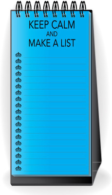 Nourish Regular Planner/Organizer(Desktop Standing Keep Calm and Make a List Blue, Blue)
Nourish Regular Planner/Organizer(Desktop Standing Keep Calm and Make a List Blue, Blue)