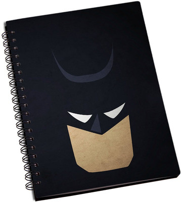 Rangeele Inkers A5 Notebook(Batman Minimal, Multicolor)