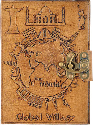 Hare Krishna Handicrafts Regular Diary(Seven Wonders & Wold Map leather cover Handmade Paper diary with closer lock, 7x5 inch, Tan)
Hare Krishna Handicrafts Regular Diary(Seven Wonders & Wold Map leather cover Handmade Paper diary with closer lock, 7x5 inch, Tan)