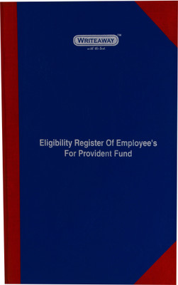 Writeaway A4 Writing Pad(Eligibility Register of Employee's For Provident Fund 192 Pages(EPF Act)(Pack of 2), Multicolor, Pack of 2)
Writeaway A4 Writing Pad(Eligibility Register of Employee's For Provident Fund 192 Pages(EPF Act)(Pack of 2), Multicolor, Pack of 2)