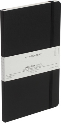Mypaperclip Regular Notebook(Executive, Black)