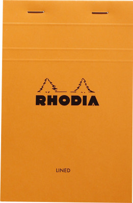 Rhodia Mini Note Pad(Basics Orange - No. 14 - 170 mm x 110 mm, Orange)