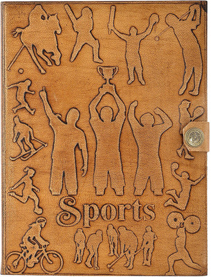 Hare Krishna Handicrafts A5 Diary(Sports games sportsman emboss leather cover handmade paper diary, 8x6 Inch, 144 Pgs., Tan)
Hare Krishna Handicrafts A5 Diary(Sports games sportsman emboss leather cover handmade paper diary, 8x6 Inch, 144 Pgs., Tan)
