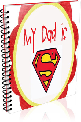 VenTechno A5 Diary(MY DAD A5 - Diary (Spiral Bound), Multicolor)