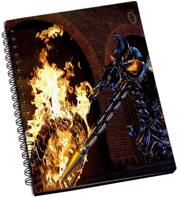 Rangeele Inkers A5 Notebook(Ghost Rider Bike, Multicolor)