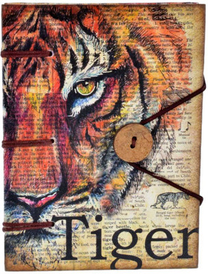 Craft Play Regular Diary(Tiger Print, Multicolor)