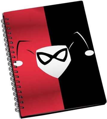 Rangeele Inkers A5 Notebook(Harley Quinn Joker, Multicolor)