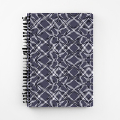 RAYITE A5 Diary(Abstract Gridlines, Multicolor)