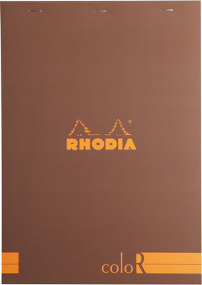 Rhodia A4 Note Pad(Basics Chocolate ColoR - No. 18 - A4 - 297 mm x 210 mm, Chocolate)
Rhodia A4 Note Pad(Basics Chocolate ColoR - No. 18 - A4 - 297 mm x 210 mm, Chocolate)
