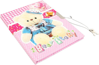 COI A6 Diary(KIDS SECRET PINK TEDDY BEAR SMALL NOTEBOOK WITH LOCK KEEP YOUR SECRETS SAFE,PERSONAL DIARY, Pink)
COI A6 Diary(KIDS SECRET PINK TEDDY BEAR SMALL NOTEBOOK WITH LOCK KEEP YOUR SECRETS SAFE,PERSONAL DIARY, Pink)