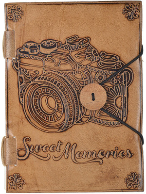 Hare Krishna Regular Diary(Camera Leather Diary, Tan)