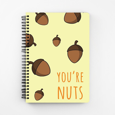 RAYITE A5 Diary(You're Nuts, Multicolor)