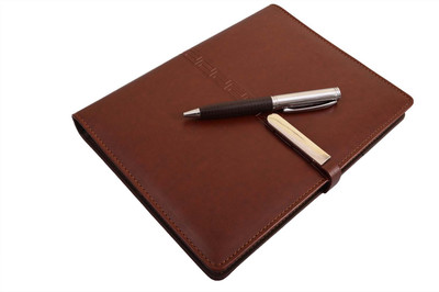 COI B5 Planner/Organizer(COI BROWN DESIGNER BUSINESS UNDATED PLANNER / DIARY WITH PEN, Brown)