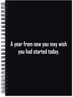 VenTechno A5 Diary(Inspire / Motivational Covered Wirebound Ruled Paper Sheets Personal and Office Stationary Notebooks Diary, Multicolor)
VenTechno A5 Diary(Inspire / Motivational Covered Wirebound Ruled Paper Sheets Personal and Office Stationary Notebooks Diary, Multicolor)